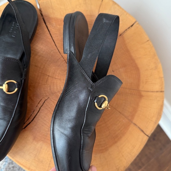 Pre-Loved Gucci Women's Slingback Horse Bit Loafers Size 38.5 - Picture 4 of 7